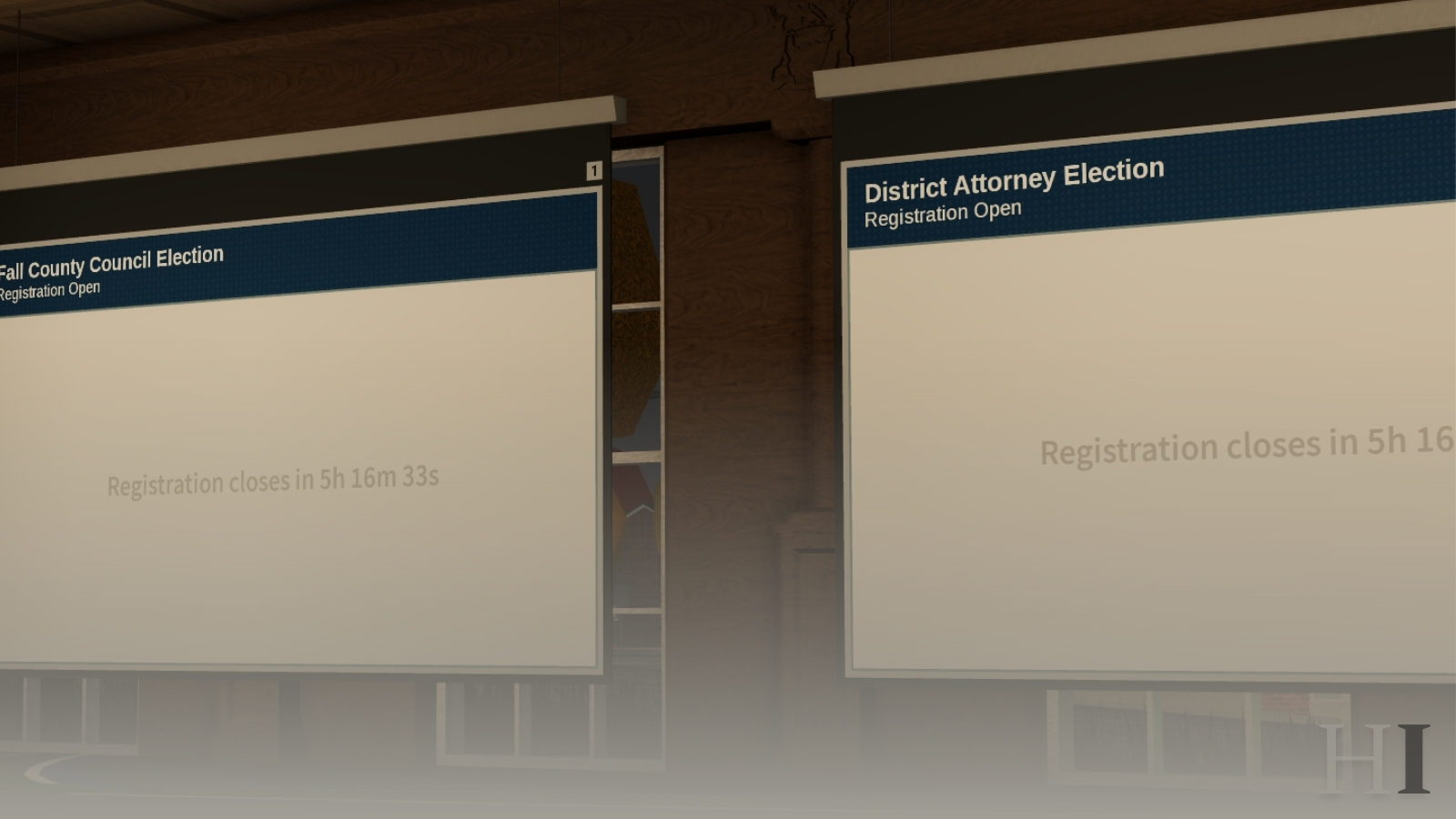 Election Commission schedule for the County Executive, District Attorney, and County Council elections.